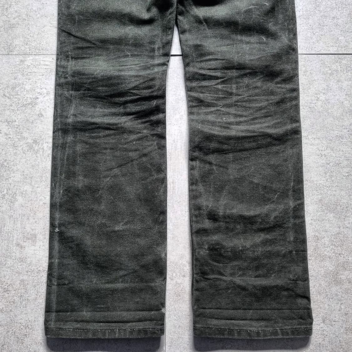 80s USA Gung Ho 더블니 스트레이트 팬츠 32/32 상품이미지9