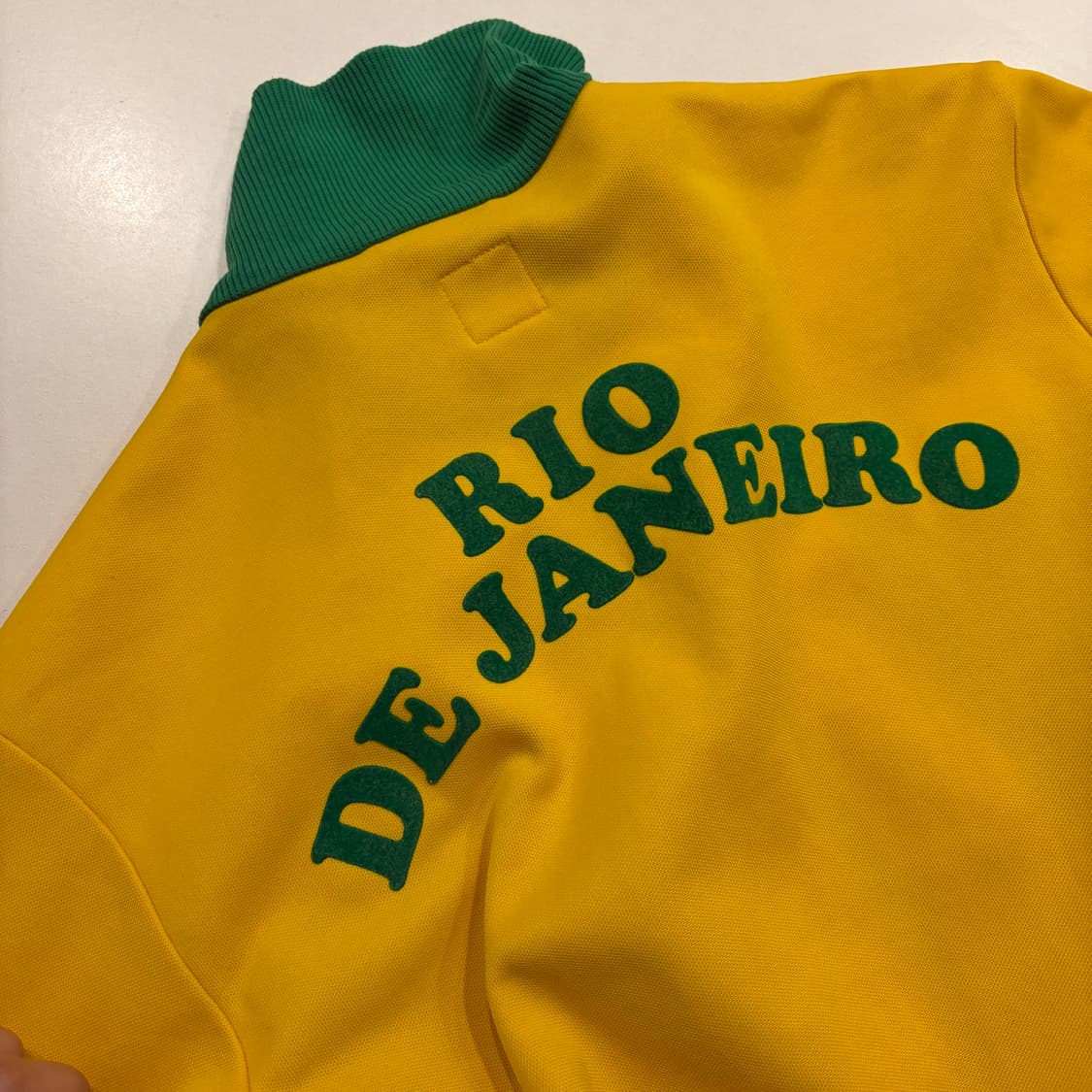 [95] 00s 아디다스 브라질 삼바 트랙 자켓 옐로우 B576 상품이미지9