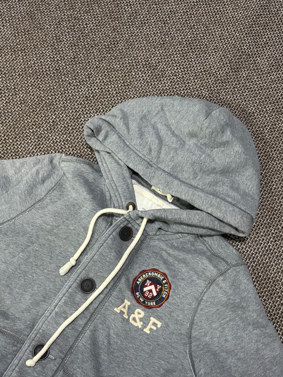 아베크롬비 빈티지 버튼 후드집업 상품이미지1