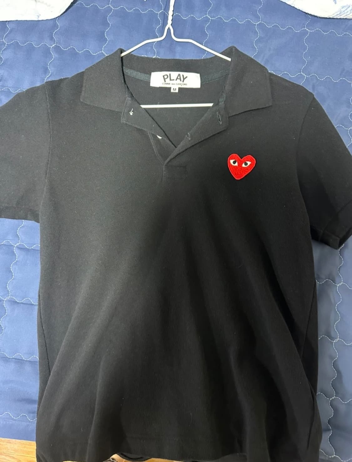 [백화점판,M] 꼼데가르송 카라티 블랙 상품이미지1