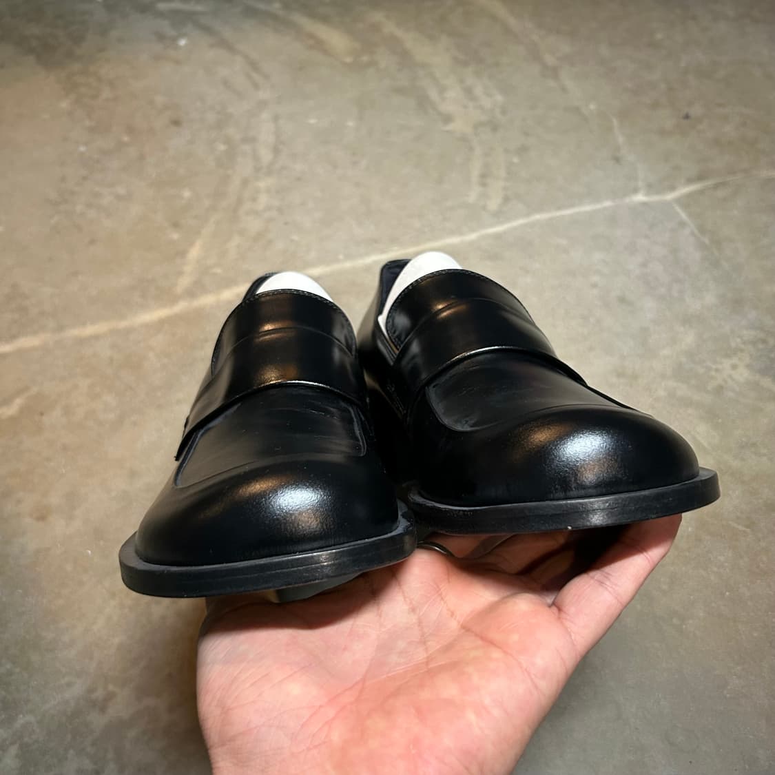 250) 아모멘토 라운드 페니 로퍼 슈즈 블랙 상품이미지5