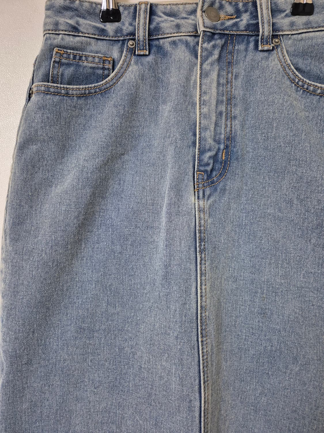 무신사스탠다드 우먼즈 데님 미니 스커트 상품이미지2