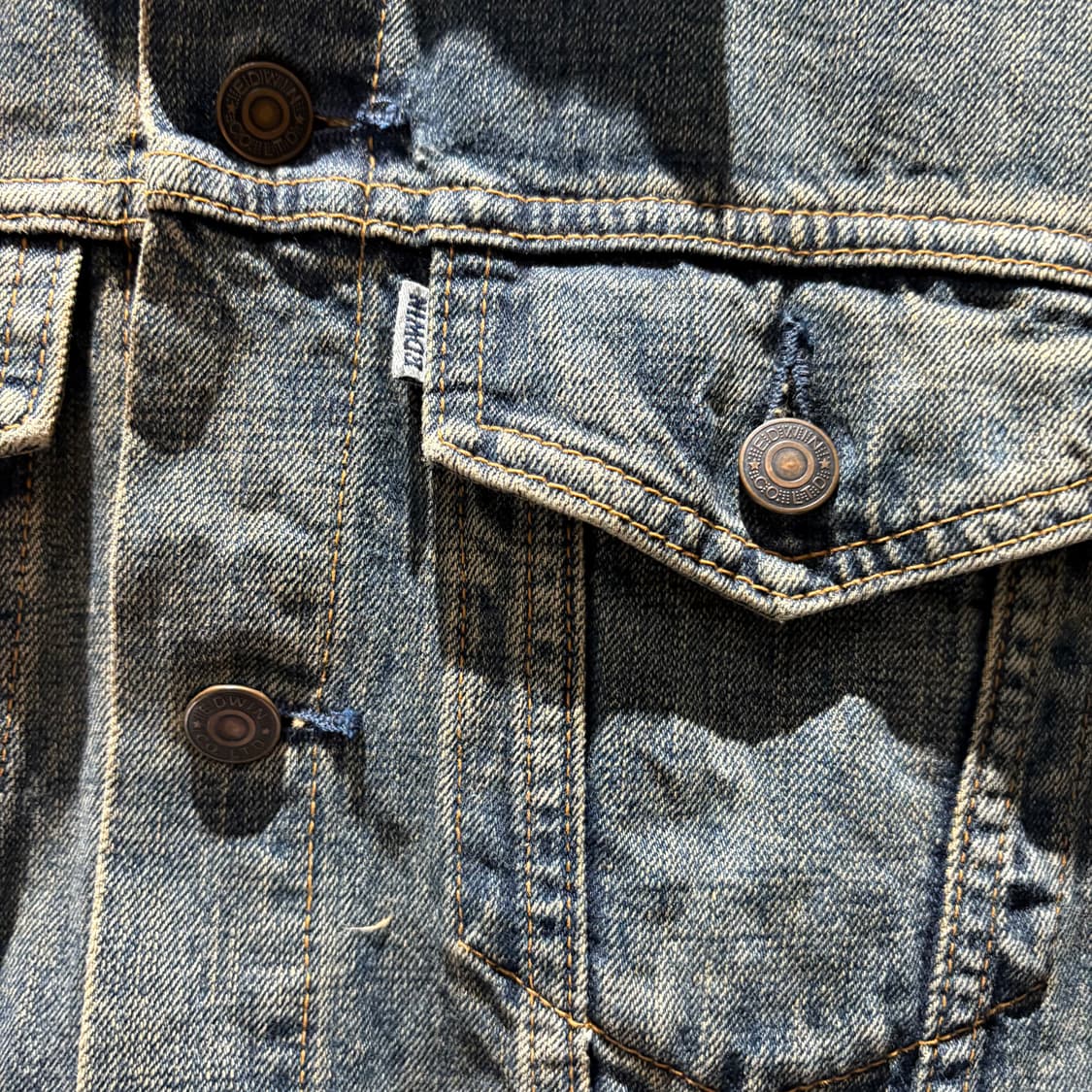 EDWIN 빈티지 데님 트러커 자켓 상품이미지4