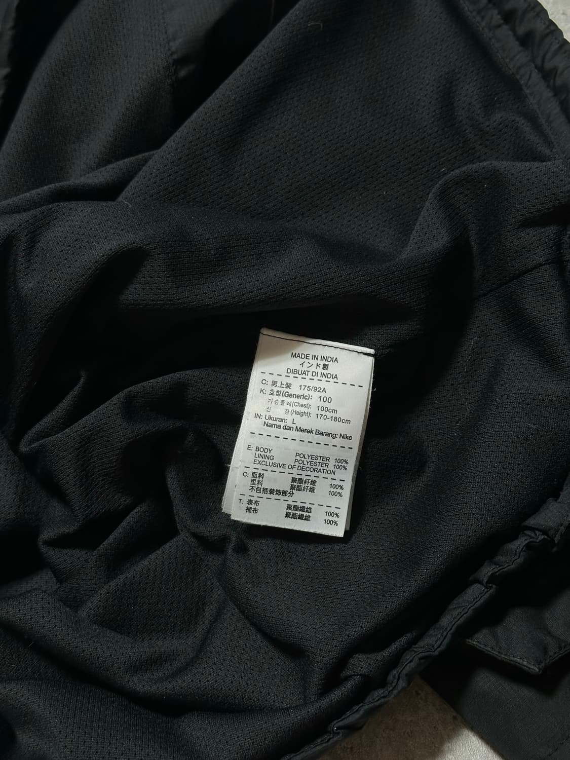 나이키 오리지날 스톰핏 블랙 바람막이 상품이미지7