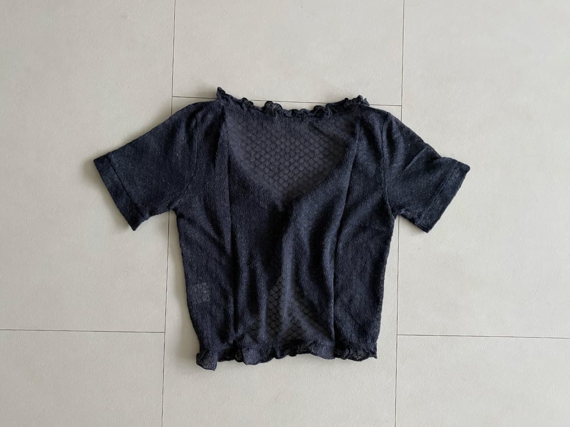 sheer lace bolero 상품이미지4