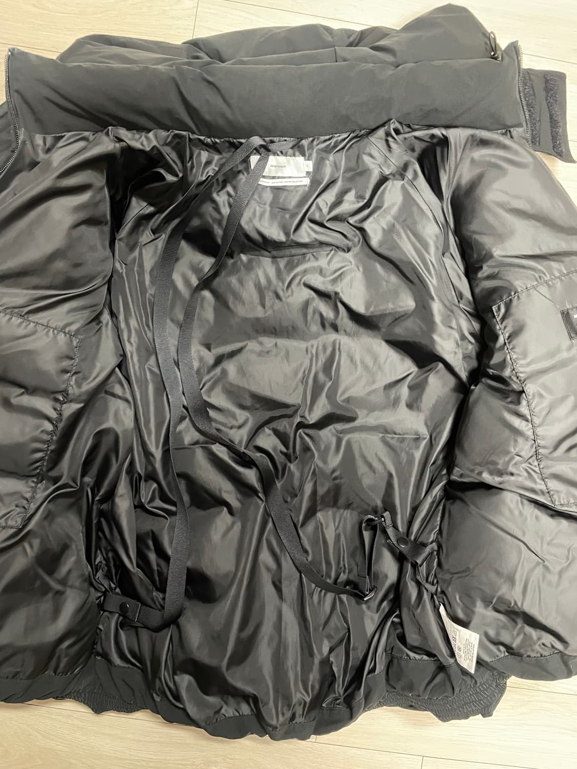 그라프페이퍼 잔터 패딩 (블랙/2사이즈) 상품이미지4