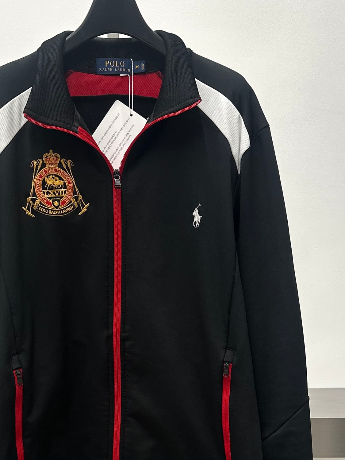 폴로 랄프로렌 빅로고 배색 트랙 자켓  상품이미지5