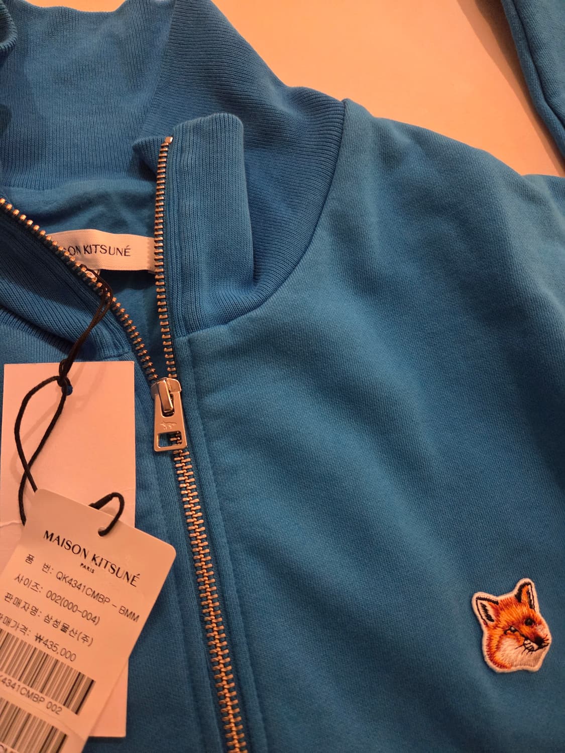 [새상품] 메종키츠네 하프집업 백화점판 상품이미지2