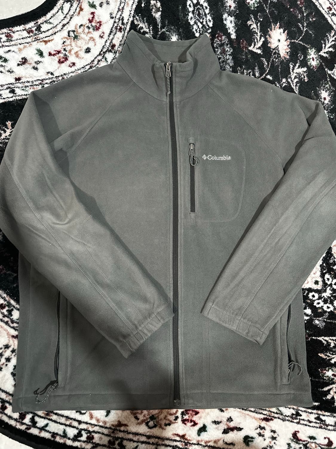 콜롬비아 기모 플리스 자켓 그레이 상품이미지1