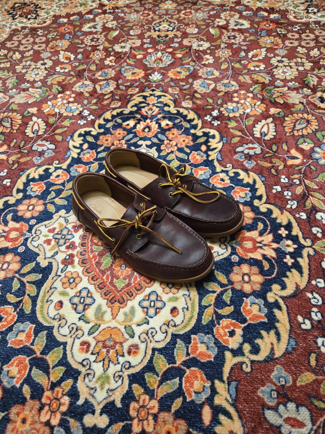 클락스(Clarks) 클래식 가죽 보트슈즈 (UK 6.5/250) 상품이미지1