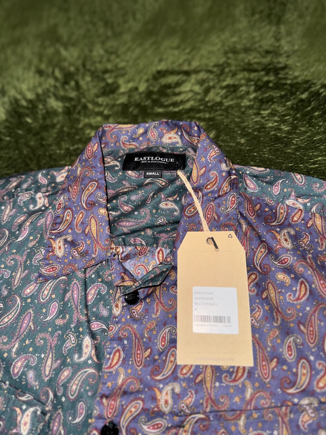 [S] EASTLOGUE 이스트로그 멀티 페이즐리 트레져 셔츠 자켓 상품이미지4
