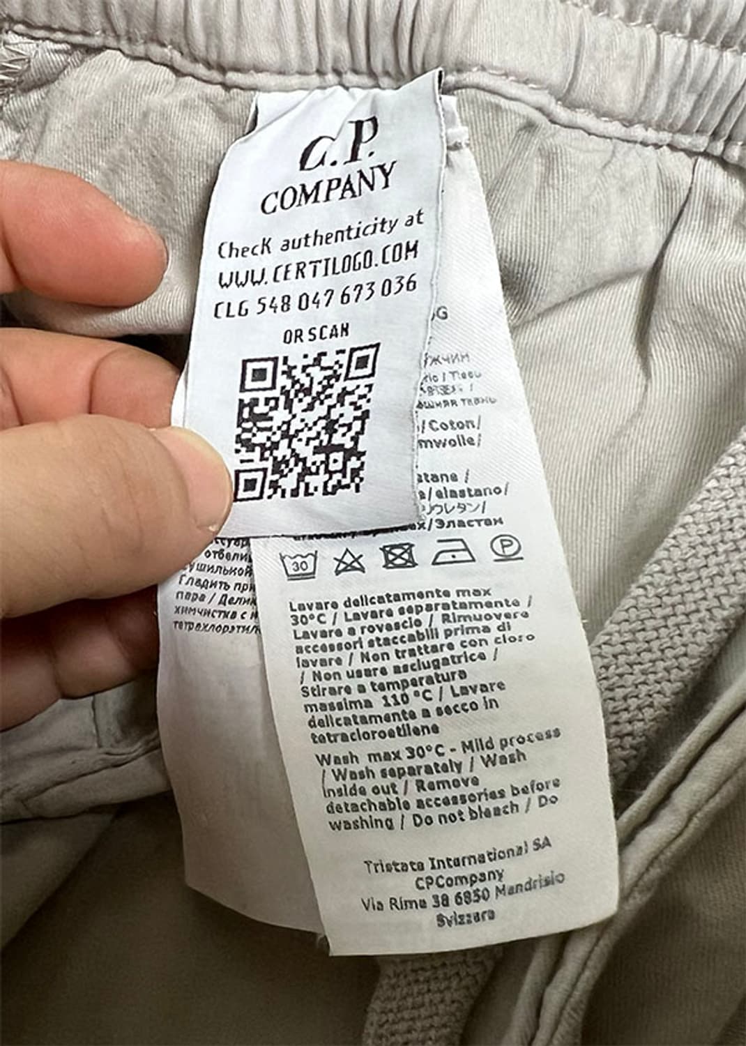 C.P.컴퍼니 남자 면바지 밴딩 춘추 렌즈와펜 XL 34 상품이미지6