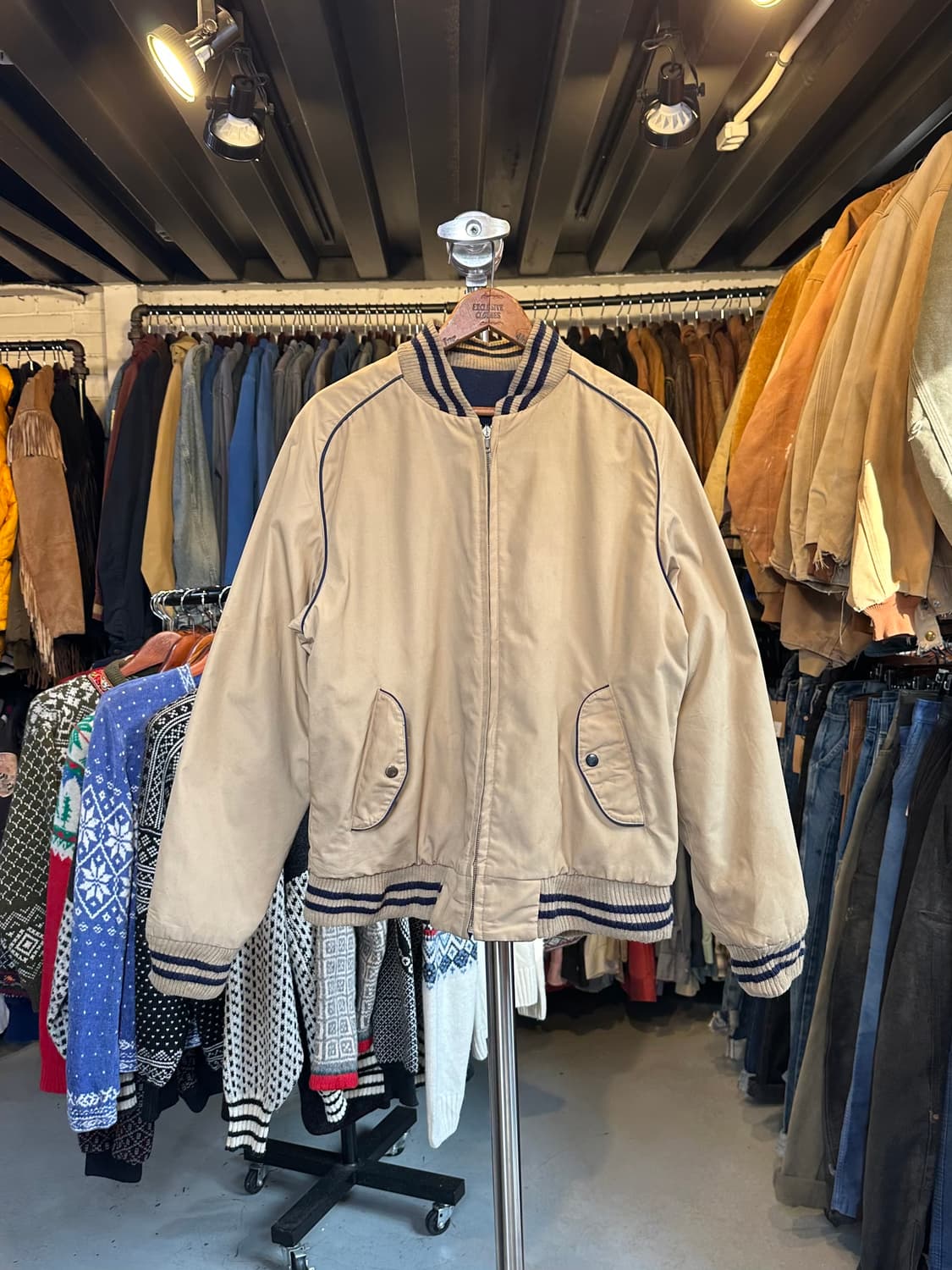 80-90s Grande Bay 리버시블 바시티 자켓 상품이미지1