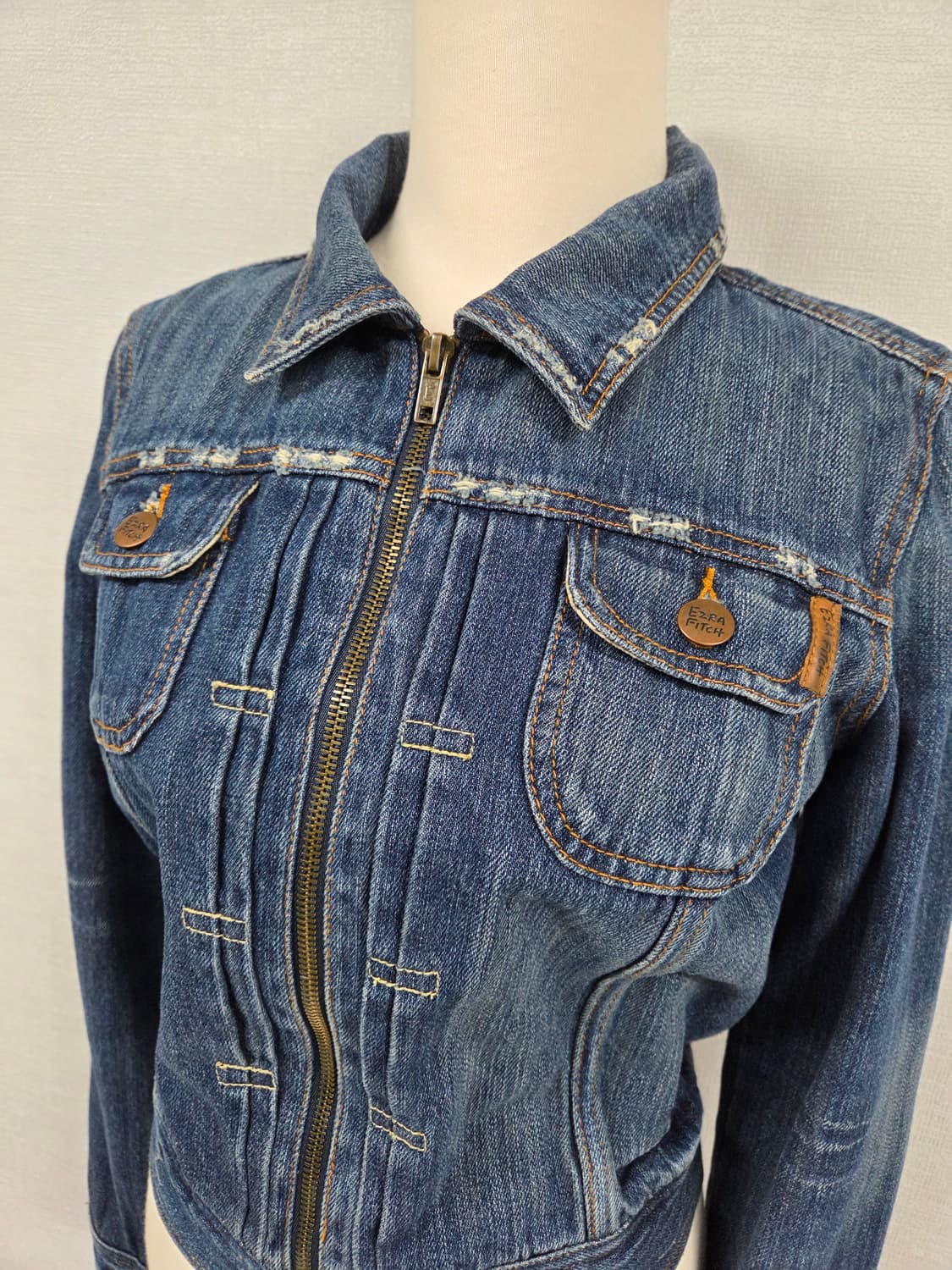 아베크롬비  에즈라피치   데님 여성청자켓 상품이미지4