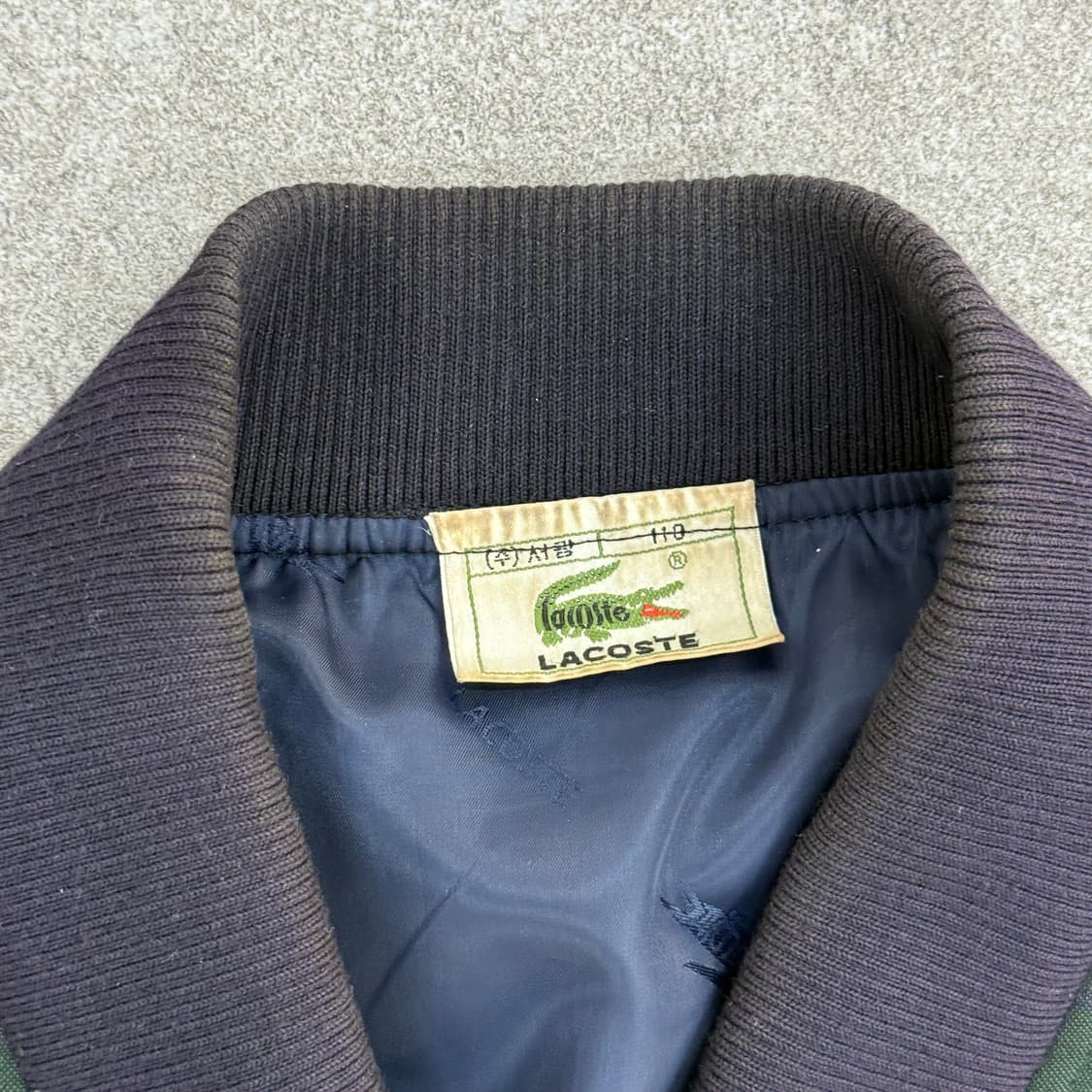 빈티지 라코스테 남성 집업 자켓 상품이미지7