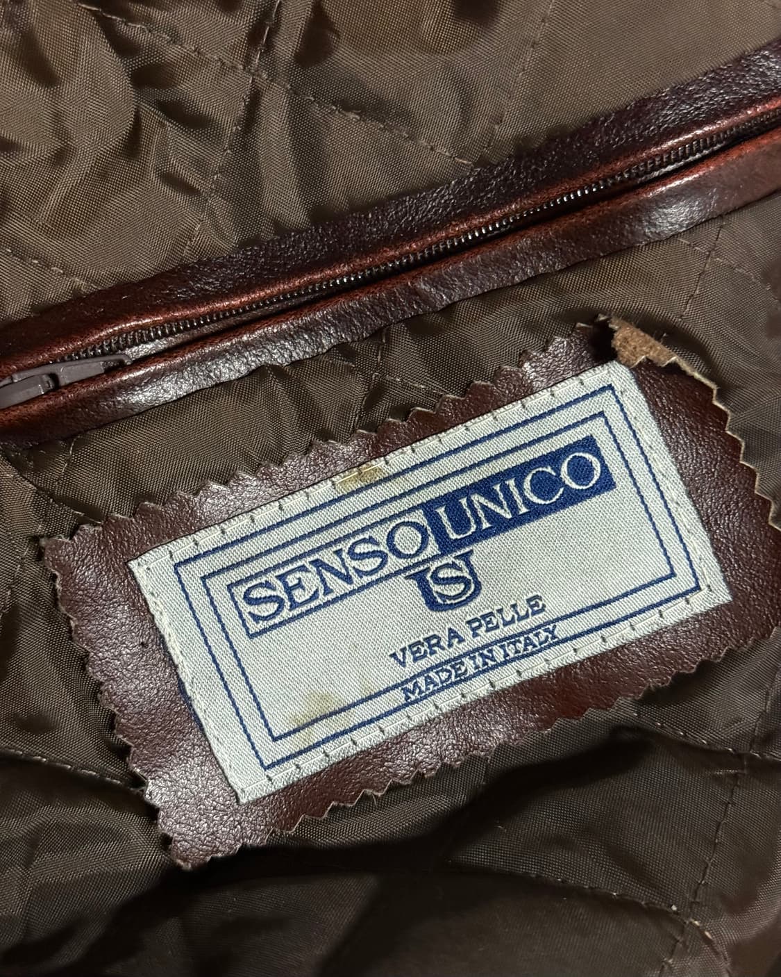 Seno Unico 레더 트러커 자켓 XL 상품이미지5