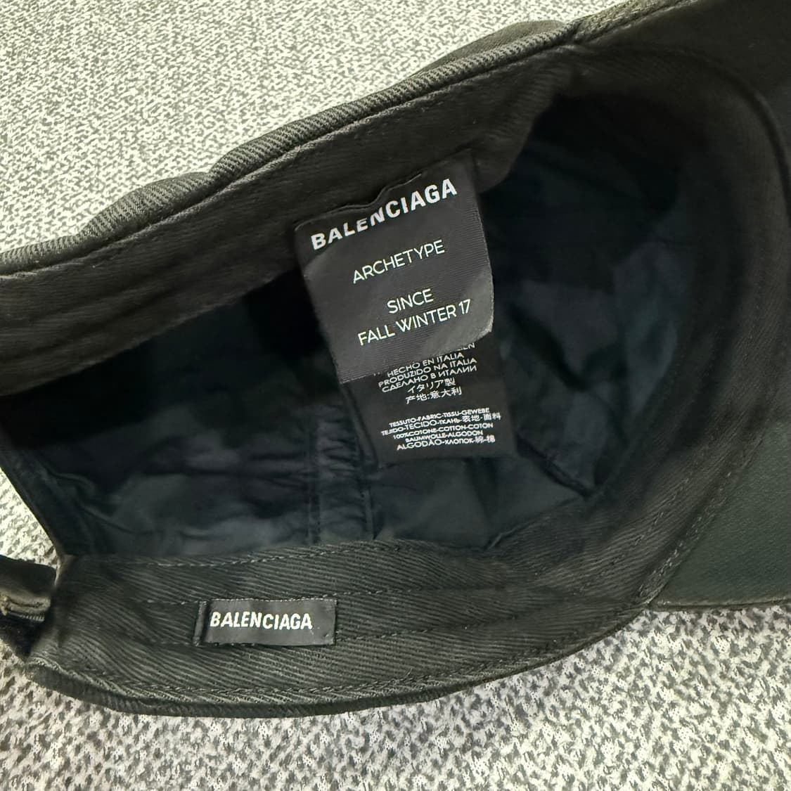 L 발렌시아가 BALENCIAGA 기본로고 빈티지 볼캡 모자 상품이미지8