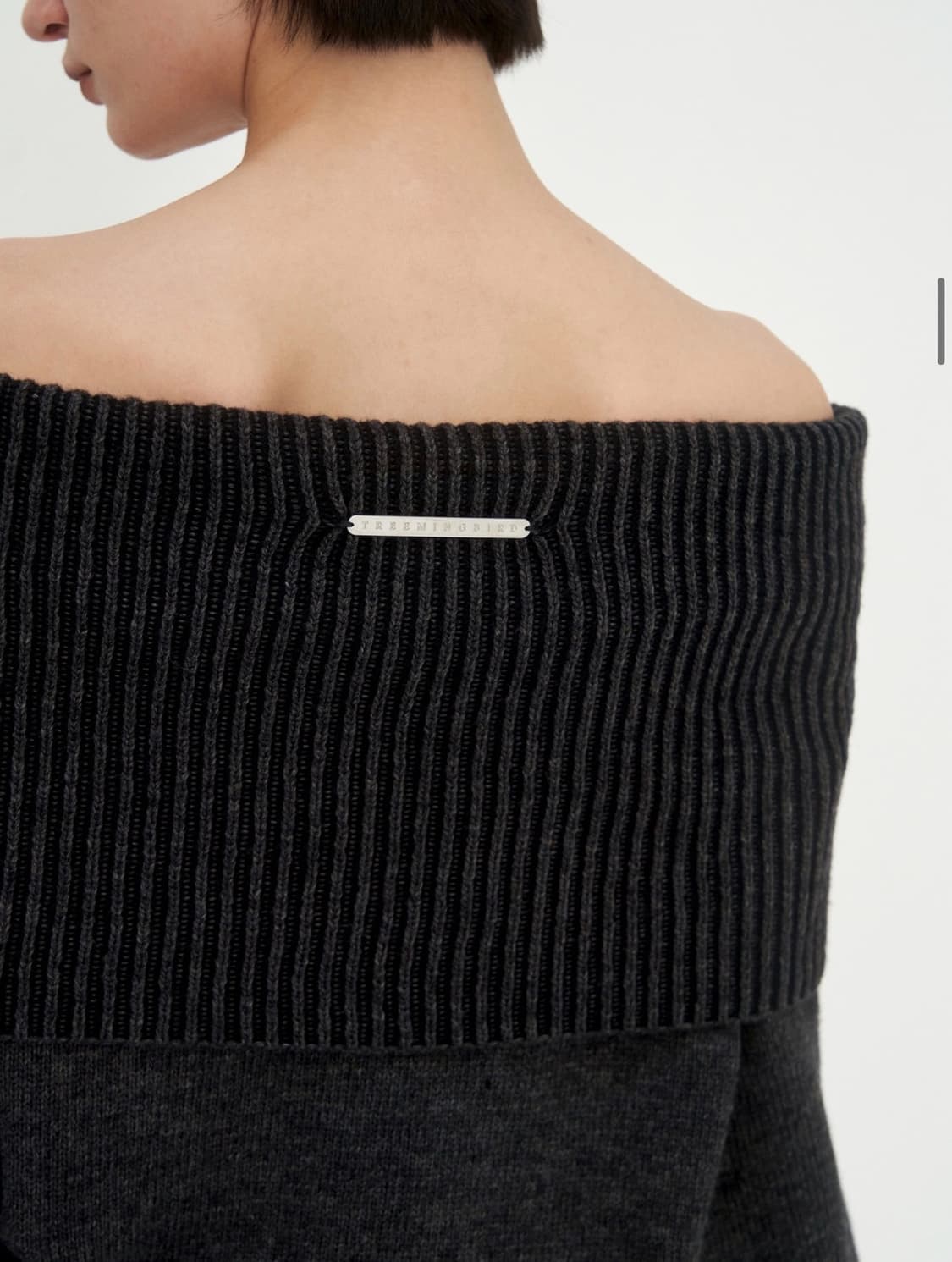 트리밍버드 오프숄더 니트 상품이미지4