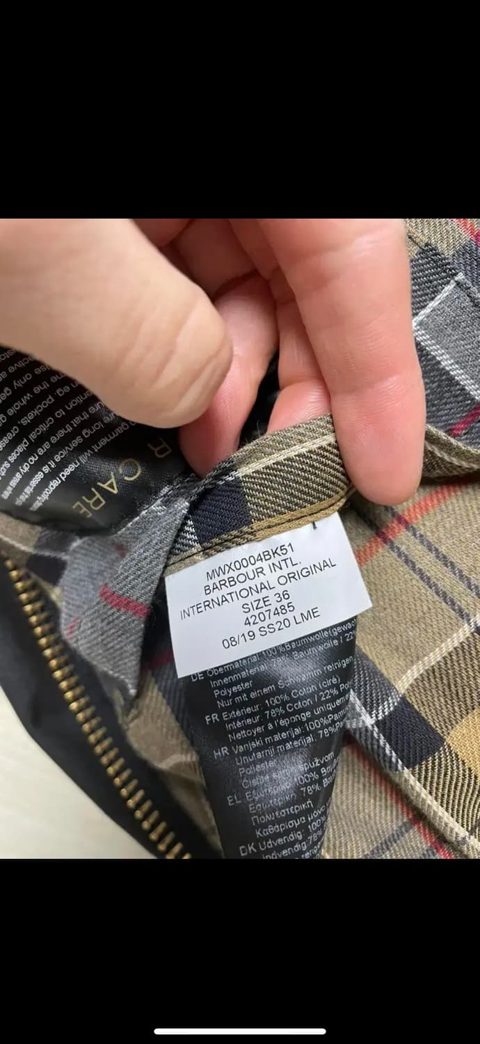 바버인터네셔널 barbour international a7 자켓 상품이미지5