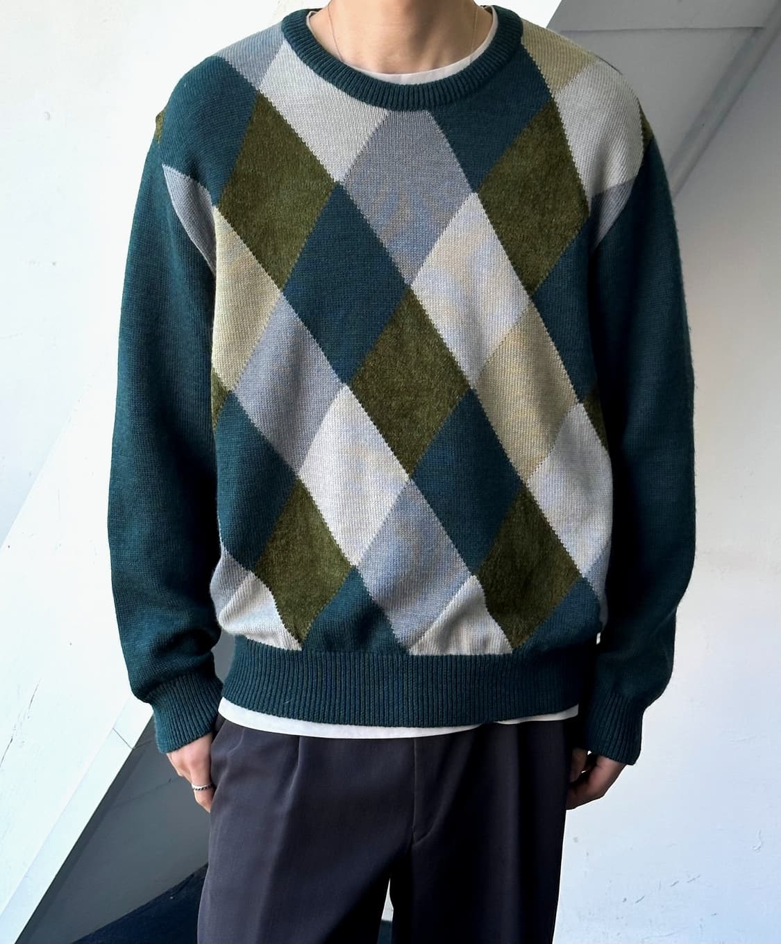 Multi patterned knit P/O 상품이미지8