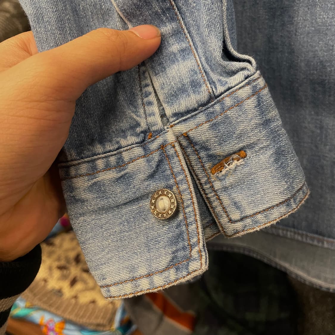 리바이스 클래식 데님 포켓 웨스턴 셔츠 상품이미지7