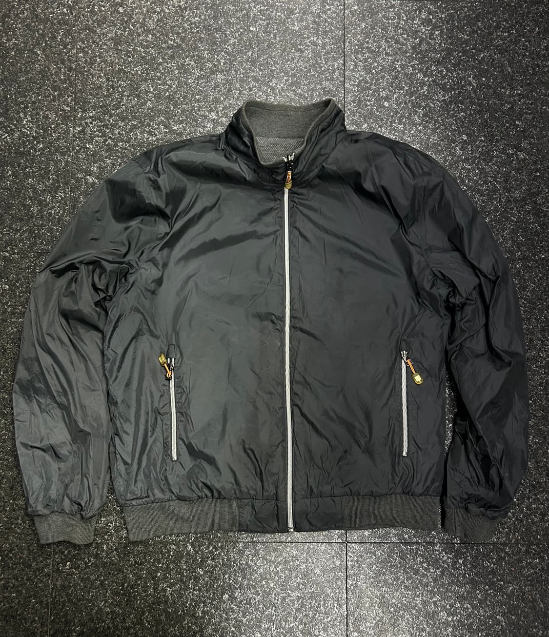 제냐스포츠 zegna 리버시블 집업 자켓 100 상품이미지3