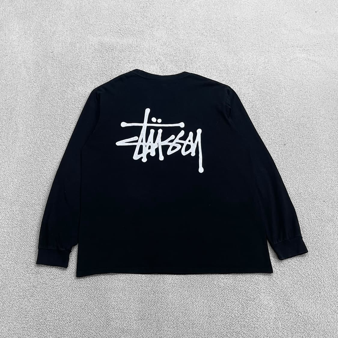 스투시 Stussy 베이직 로고 롱슬리브 블랙 상품이미지2