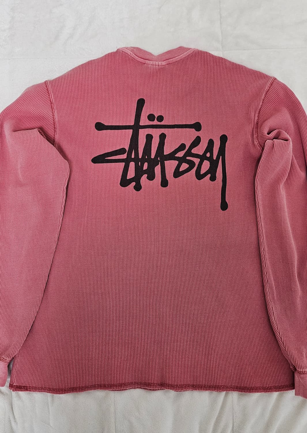 스투시 써멀 핑크 롱슬리브 XL 상품이미지2