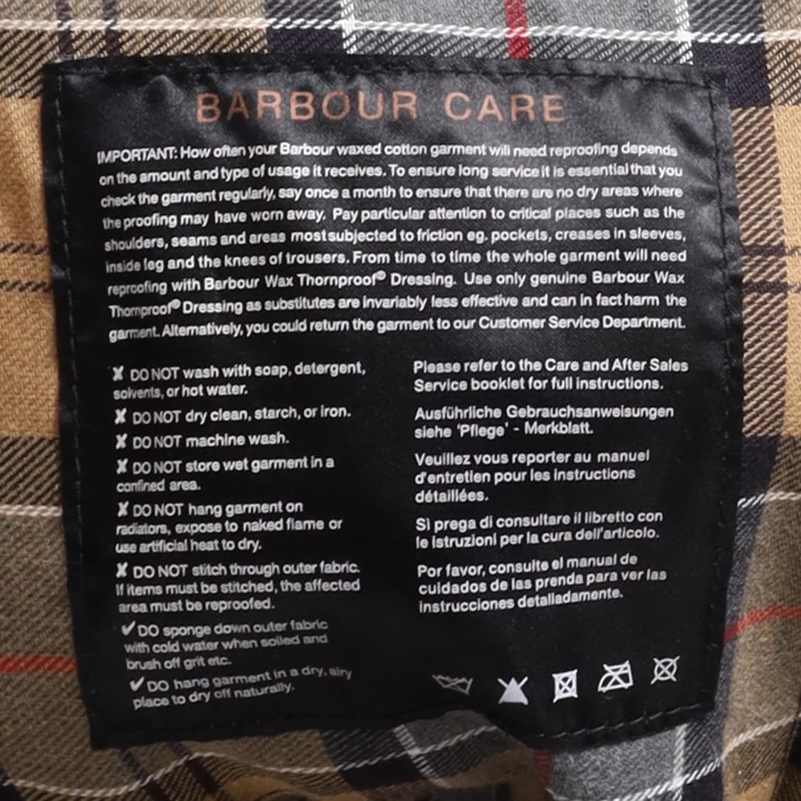 바버 Barbour International Wax Jacket  상품이미지9