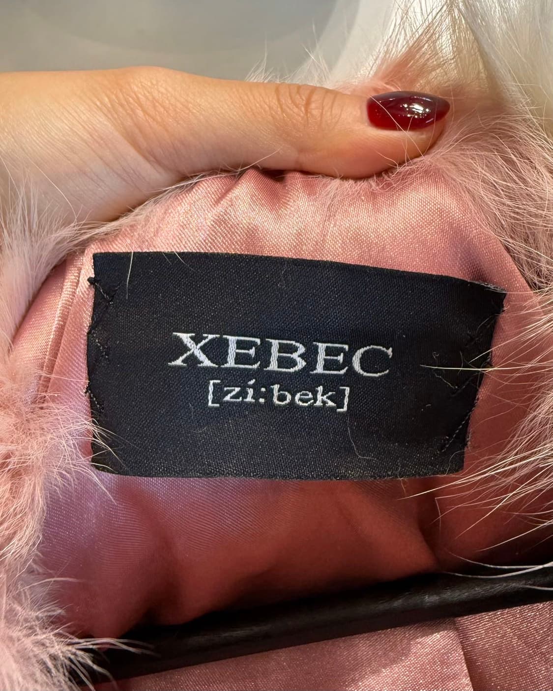 xebex 핑크 폭스퍼 자켓  상품이미지8