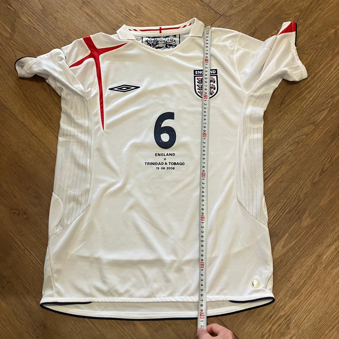 N234 엄브로 2006 잉글랜드 존테리 유니폼 반팔 상품이미지10