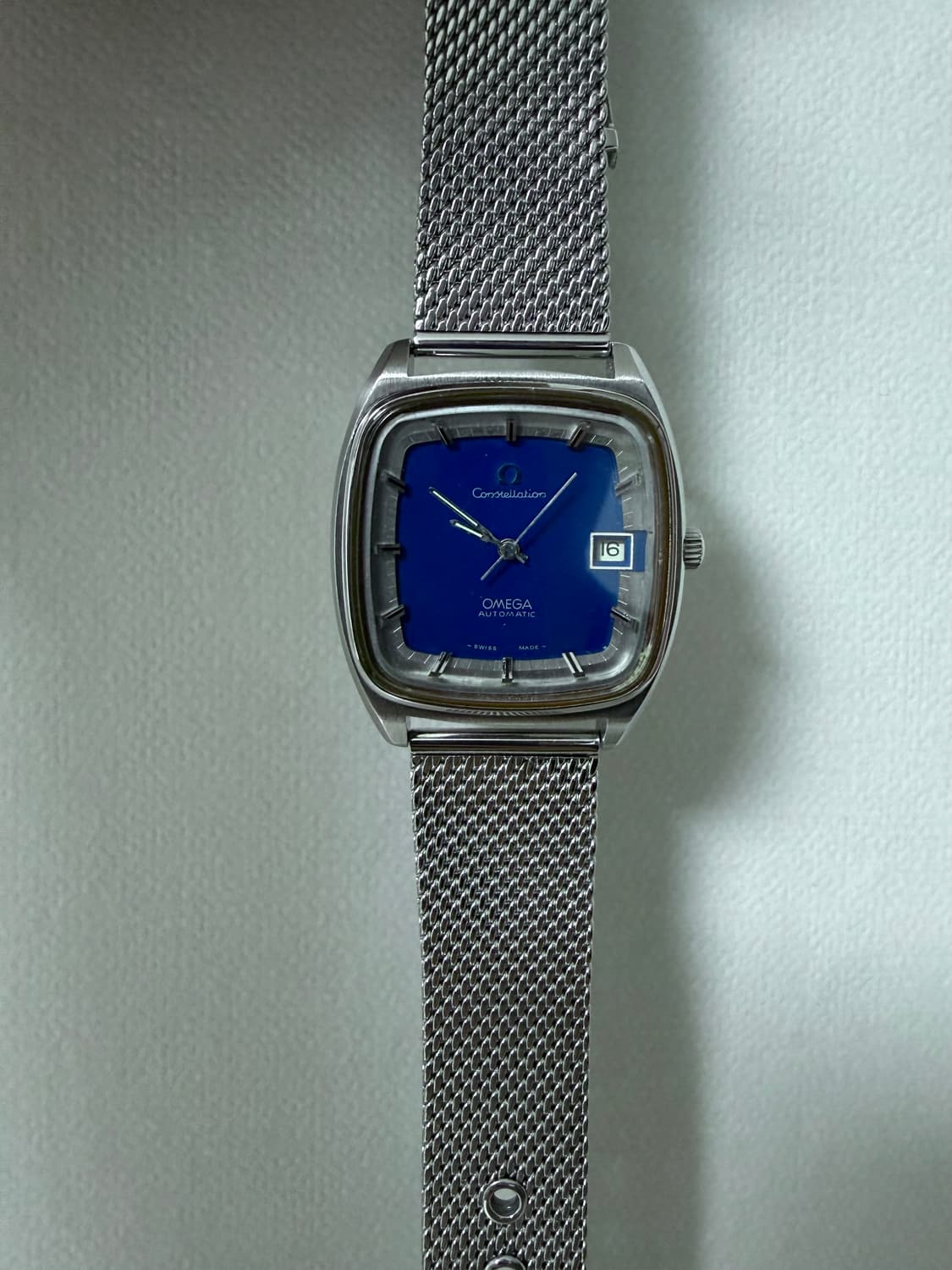 오메가 빈티지 컨스틸레이션 오토 청판 매쉬 브레이슬릿 상품이미지1