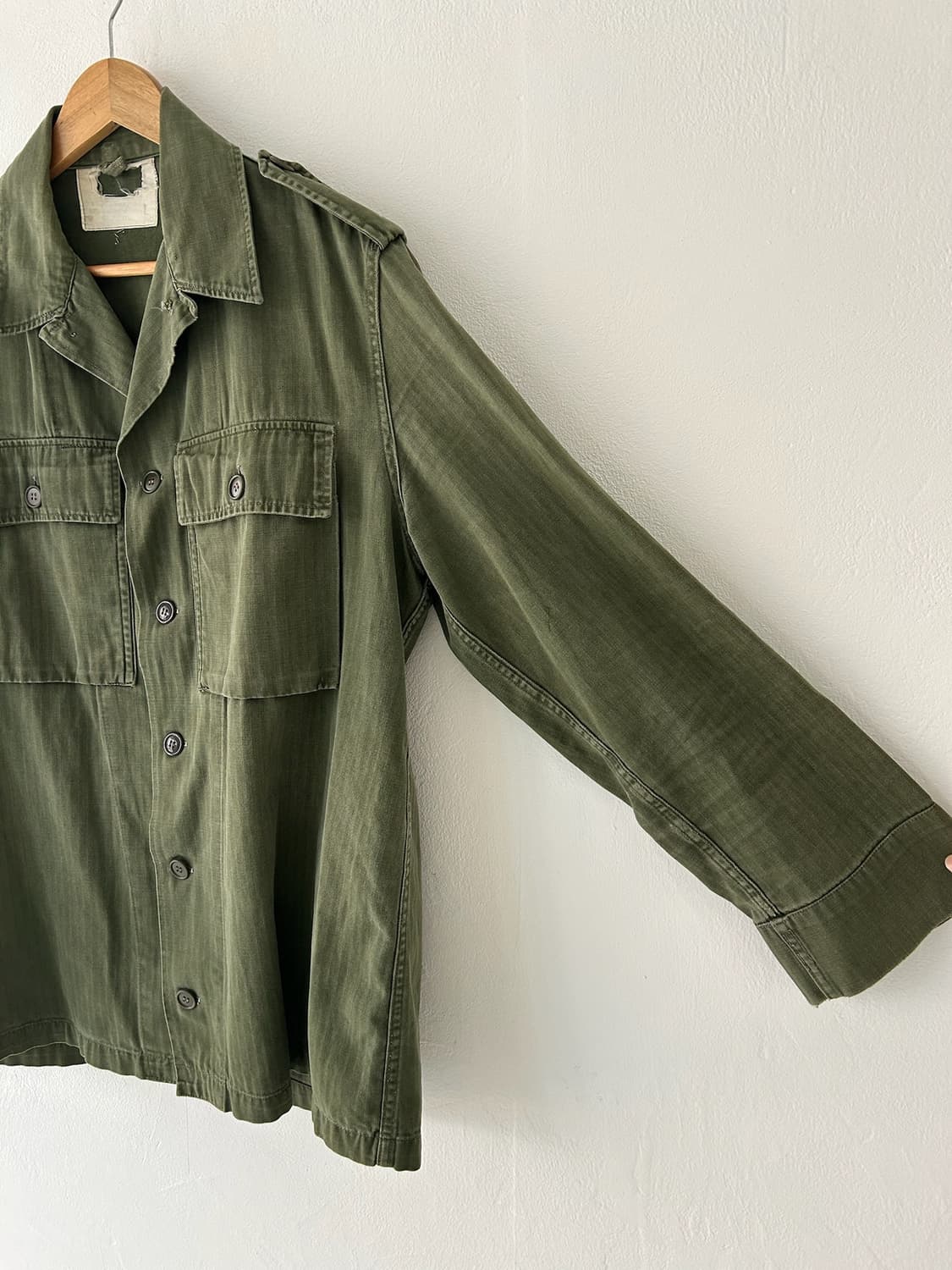 50's Dutch army hbt utility shirt 상품이미지4