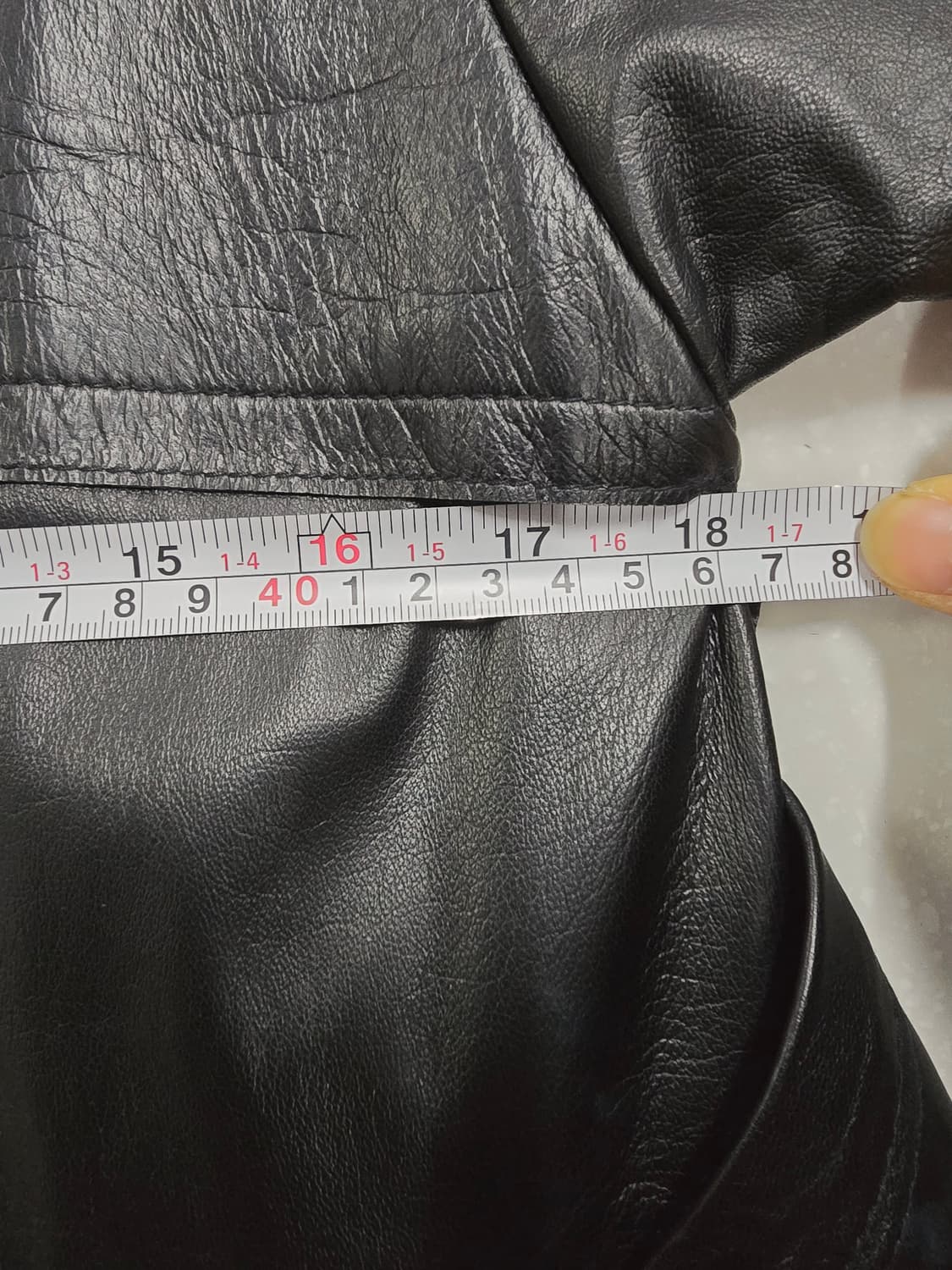 ninesix 블랙 이태리양가죽 롱 코트 상품이미지8