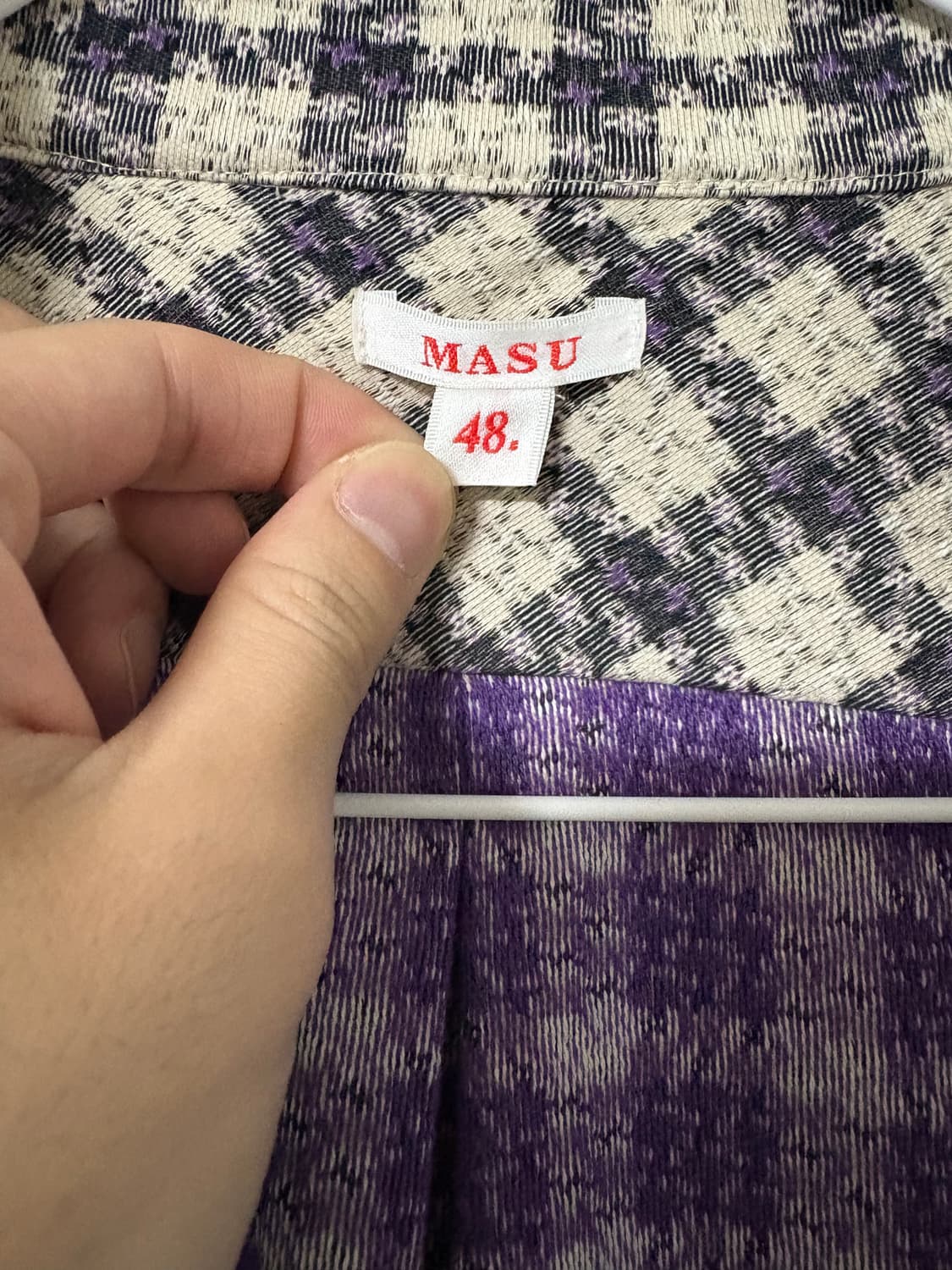 마수 masu 체크 셔츠 상품이미지3