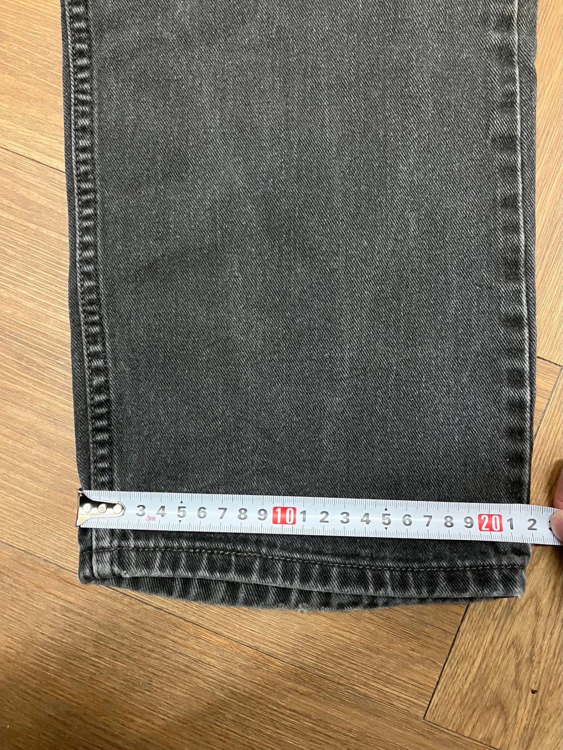 N177 리바이스 505 흑청 레귤러핏 상품이미지8