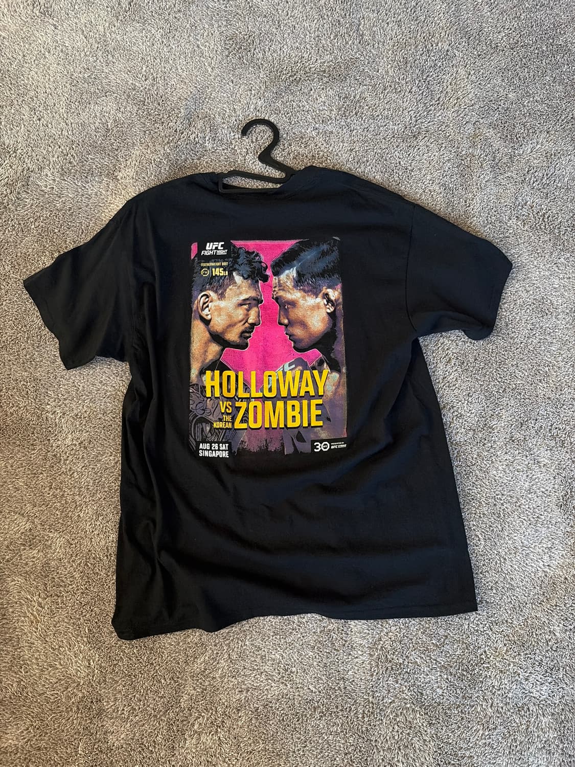 UFC 정찬성 할로웨이 티셔츠 L 상품이미지2