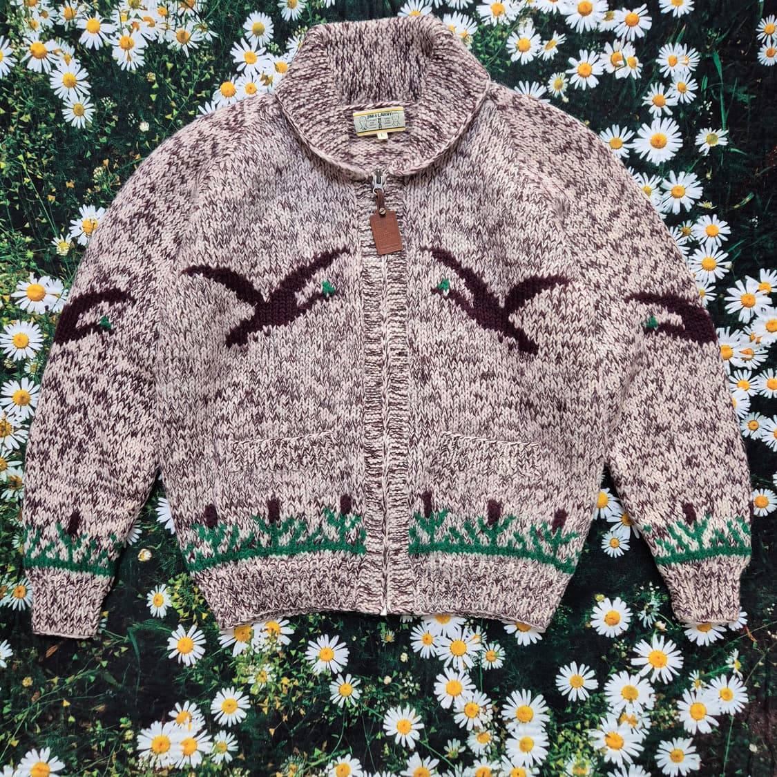 JIM&LARRY 청둥오리  코위찬 니트 자켓 성인 L (M추천) 상품이미지1