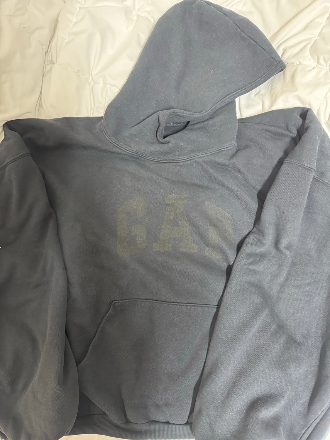 이지 갭 엔지니어드 바이 발렌시아가 도브 후드 블랙 라지 상품이미지1