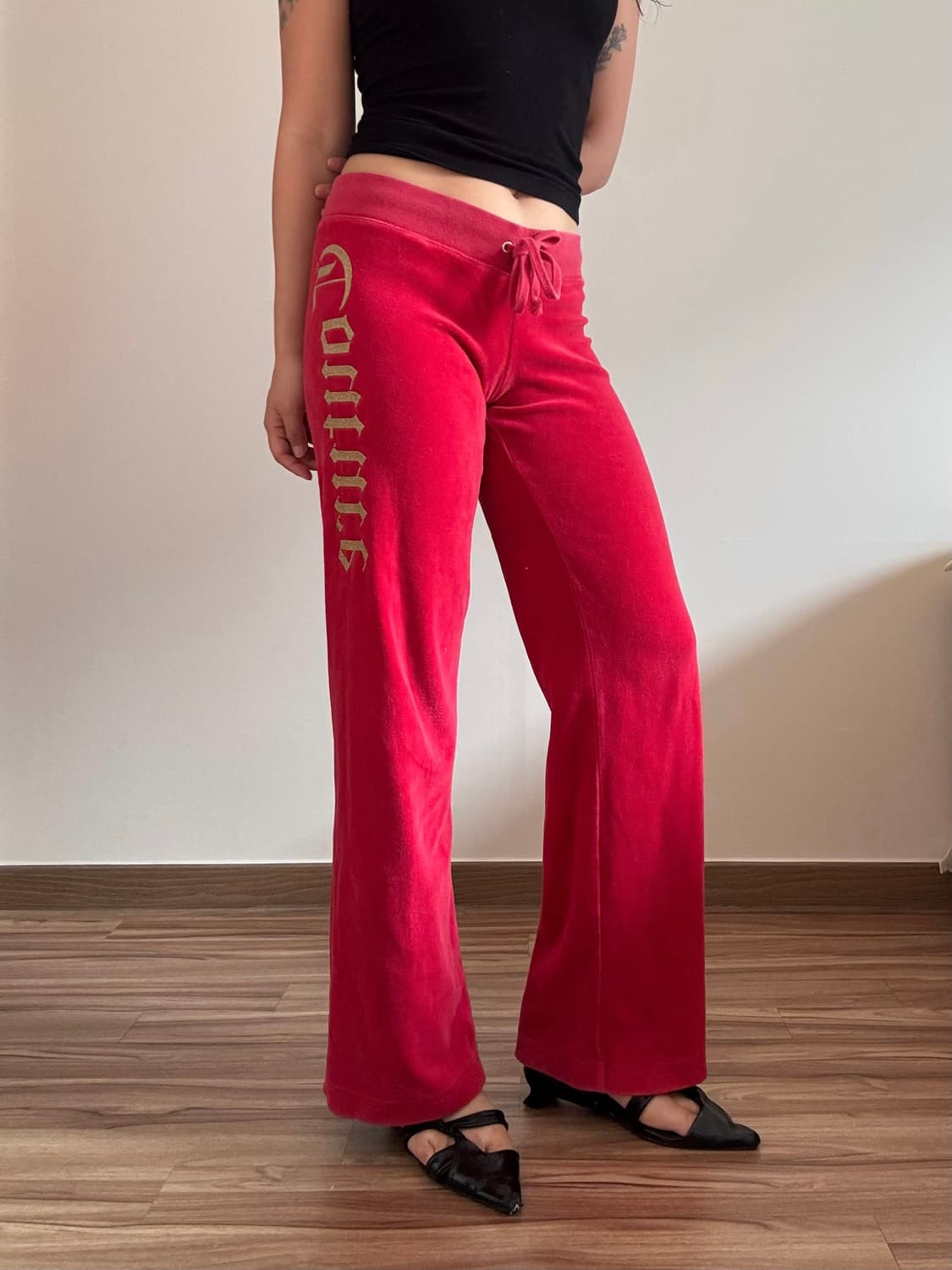 쥬시꾸뛰르 벨벳 트레이닝 팬츠 상품이미지1