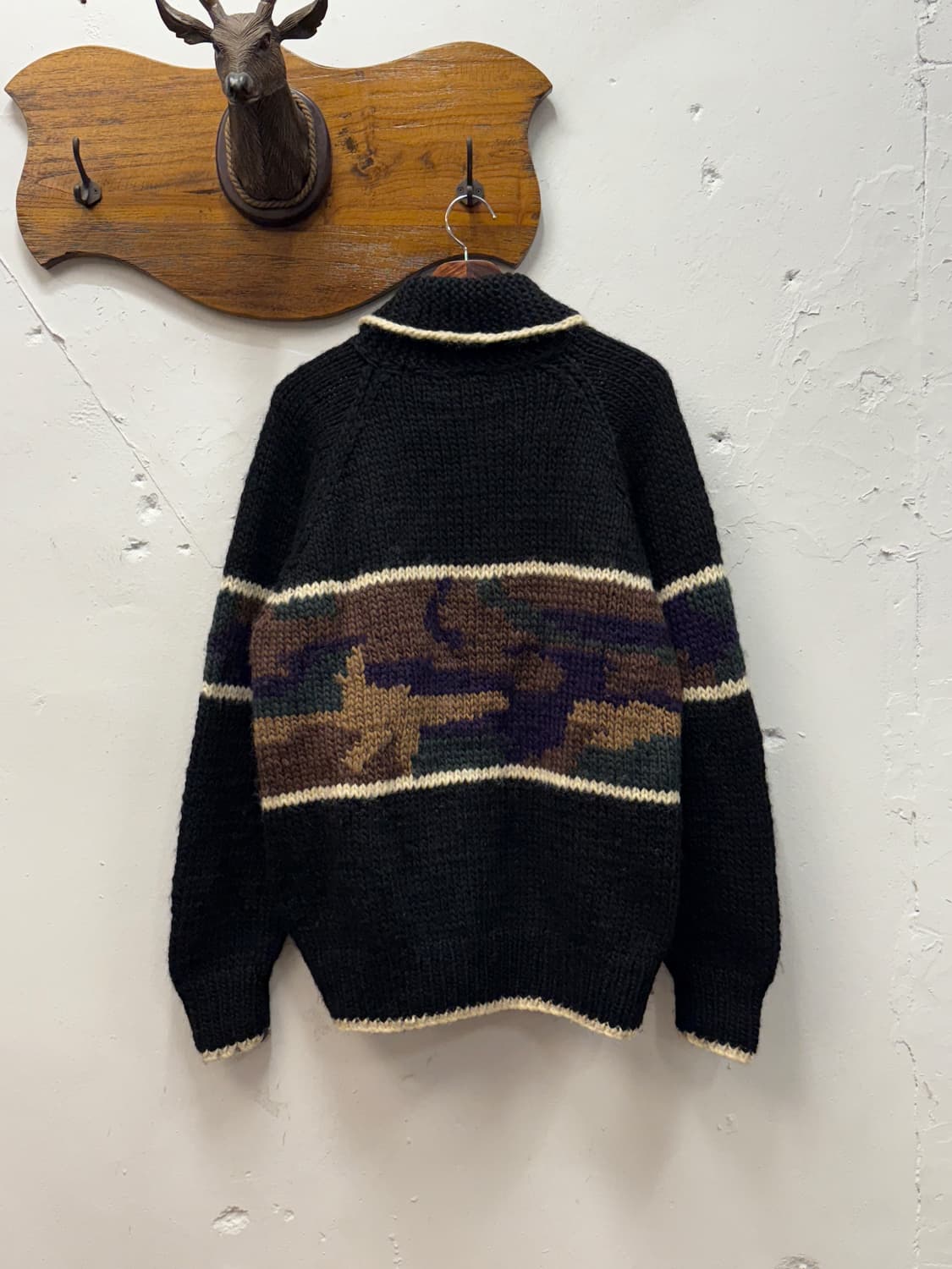 L) Back Street Crawler Wool Zip Knit Jac 상품이미지5