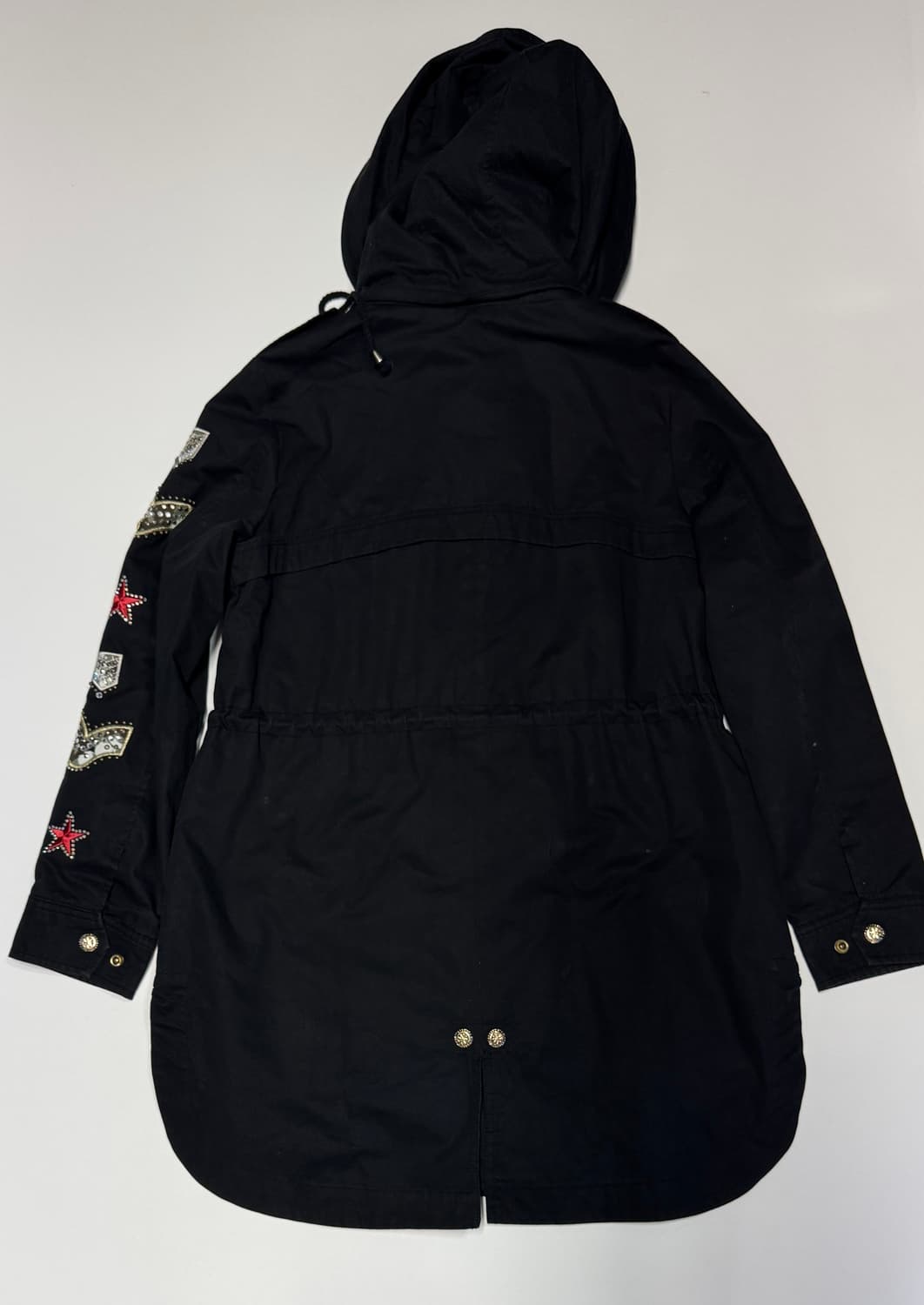 여성 에고이스트 와팬 패치 블랙 후드 야상 자켓 66 상품이미지2