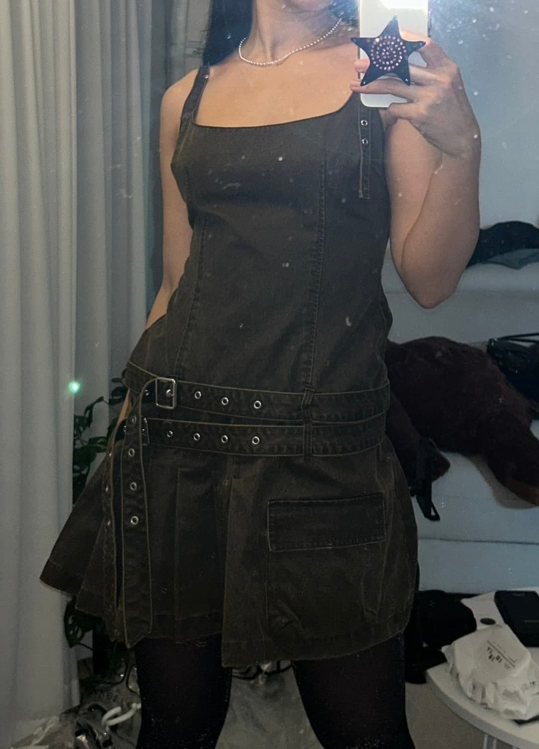 자라 왁스드 플리츠 원피스 상품이미지3