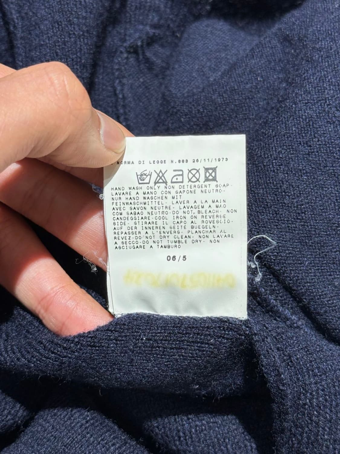 돌체앤가바나 다크 네이비 견장 데미지 자켓 상품이미지9