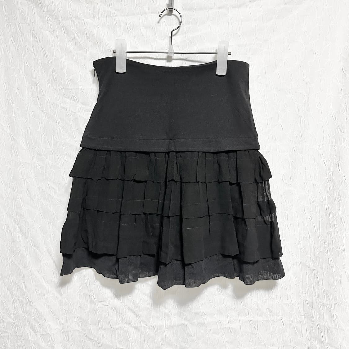 빈티지 theory 띠어리 긱시크 페어리 쉬폰 캉캉 스커트 상품이미지1