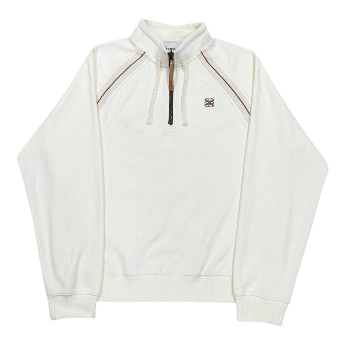 세터 로턴 하프집업 스웨트셔츠 맨투맨 크림 XL 상품이미지1