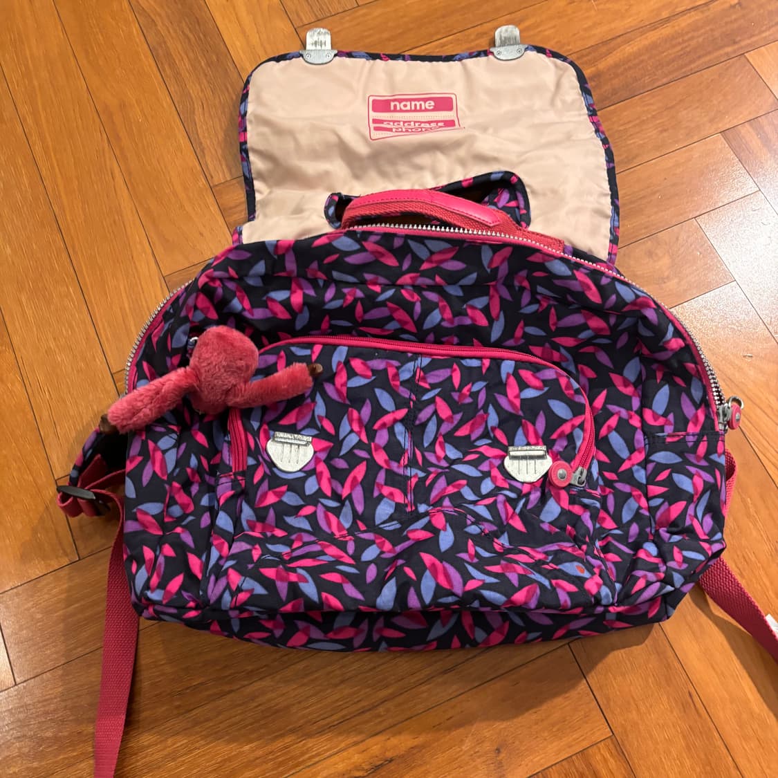 키플링 레트로 백팩 퍼플 상품이미지7