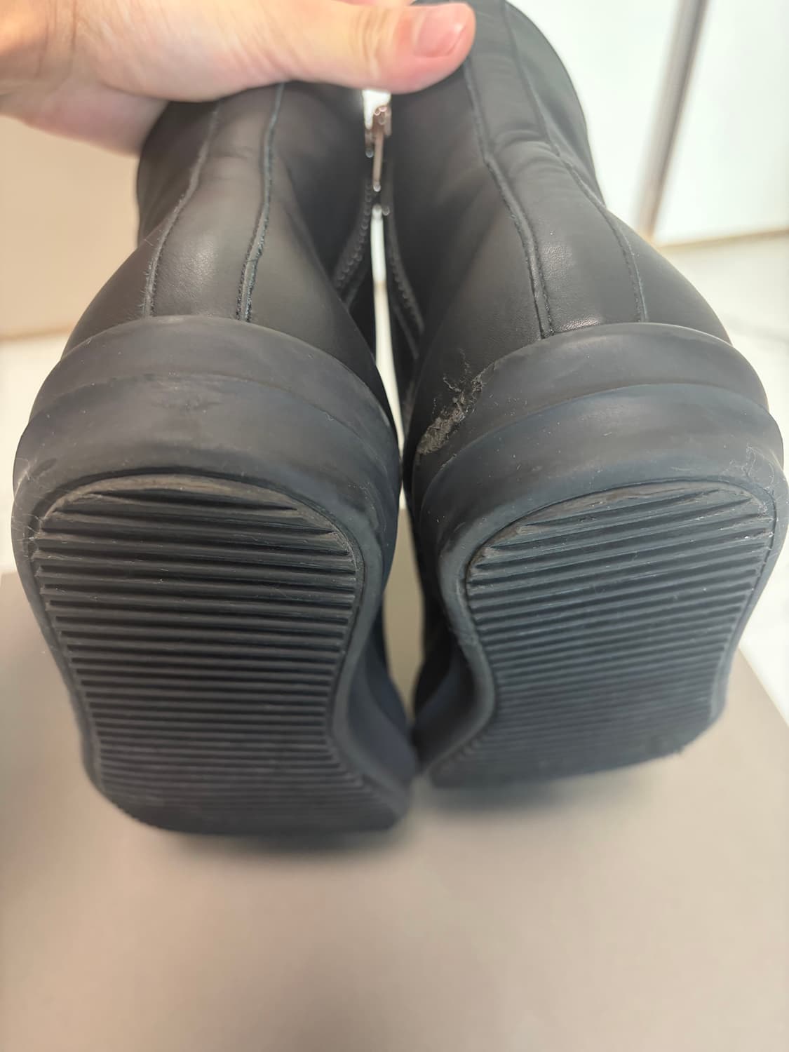 릭오웬스 라몬즈 올블랙 40 상품이미지5