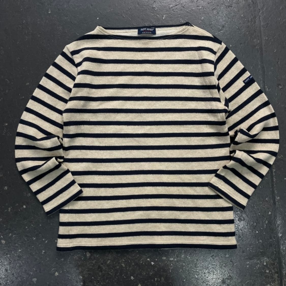 90 세인트제임스 단가라 니트  상품이미지1