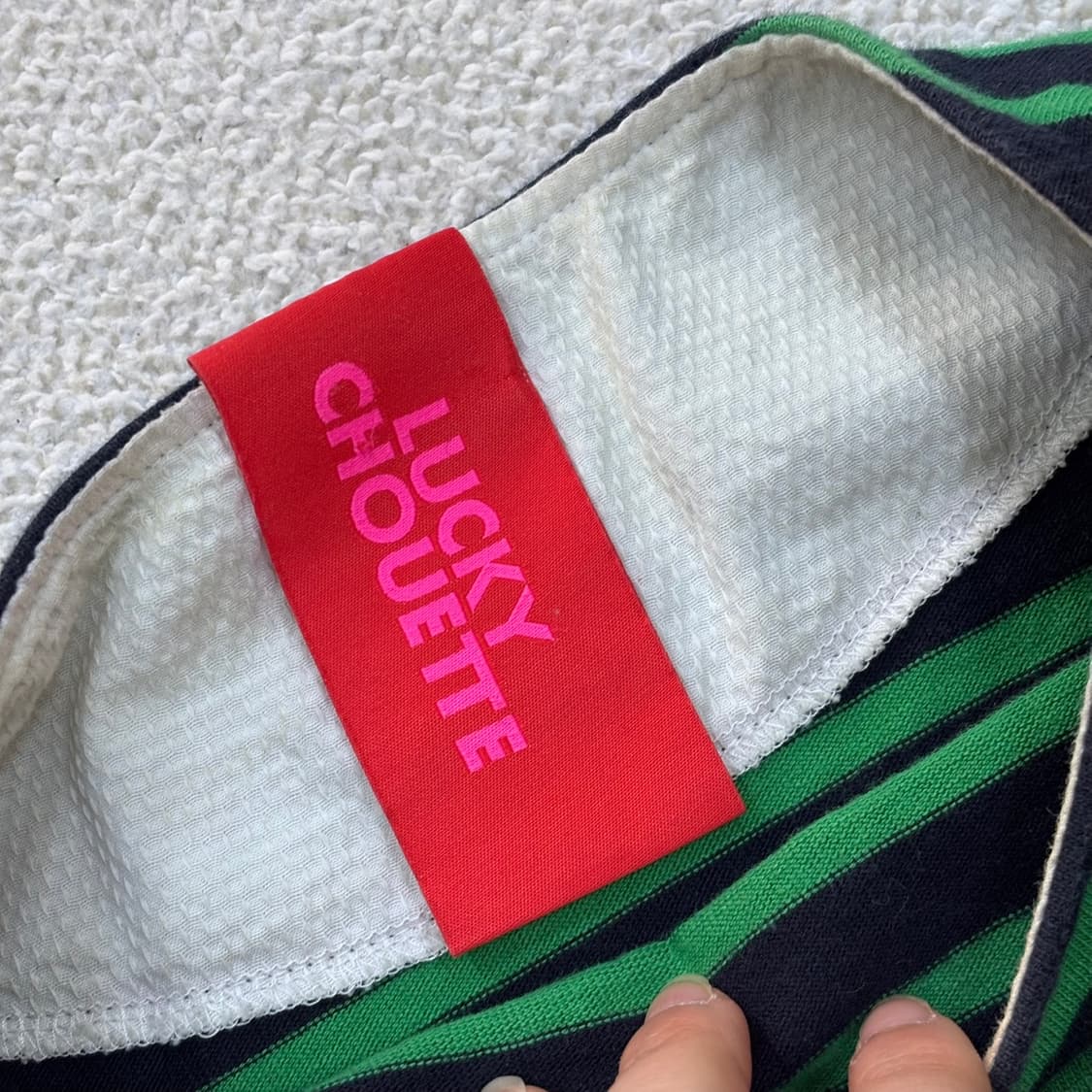 36 럭키슈에뜨 스트라이프 긴팔 티셔츠 0331E 상품이미지3